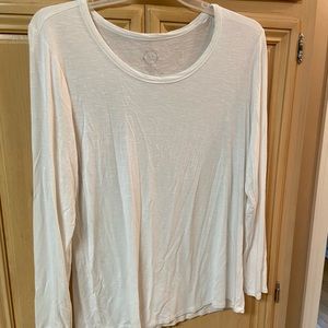 NWOT Long-sleeve white top
